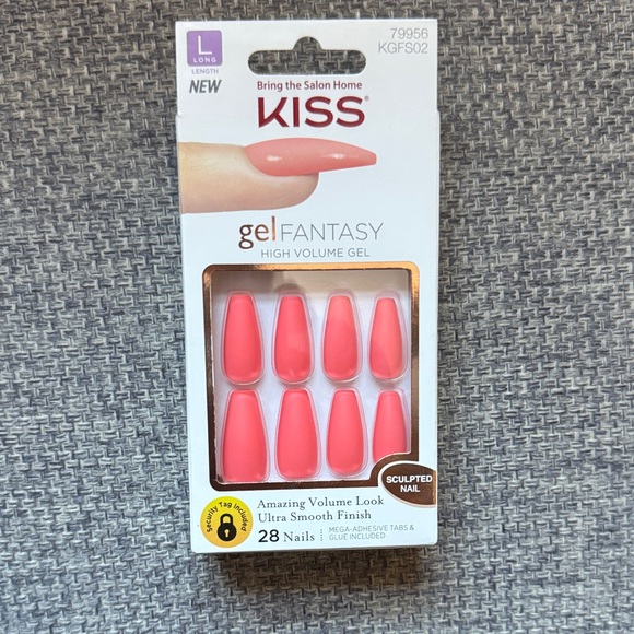 Kiss Other - KISS Gel Fantasy Coral Press-On Nails